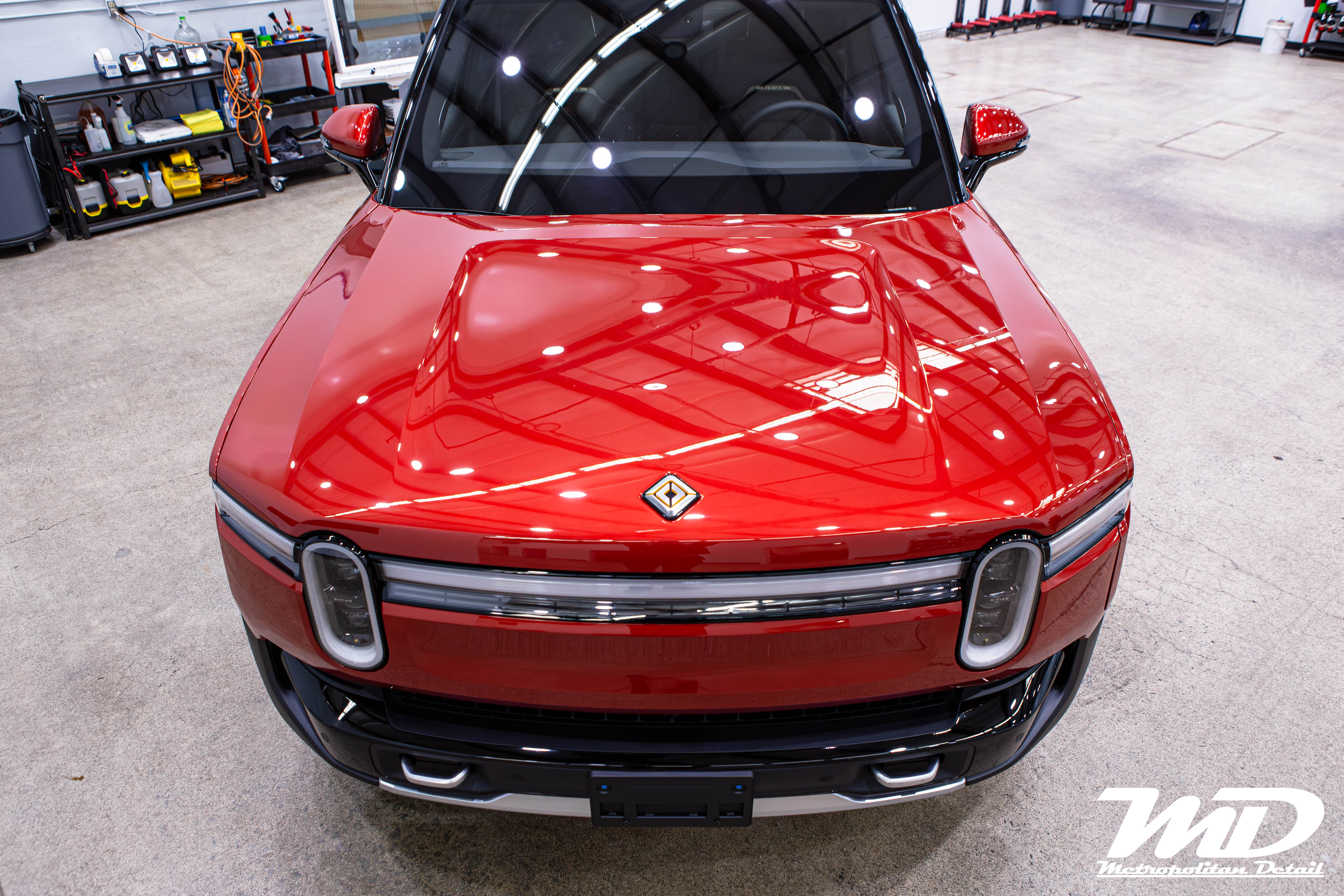 Rivian R1S with paint protection film at Metropolitan Detail