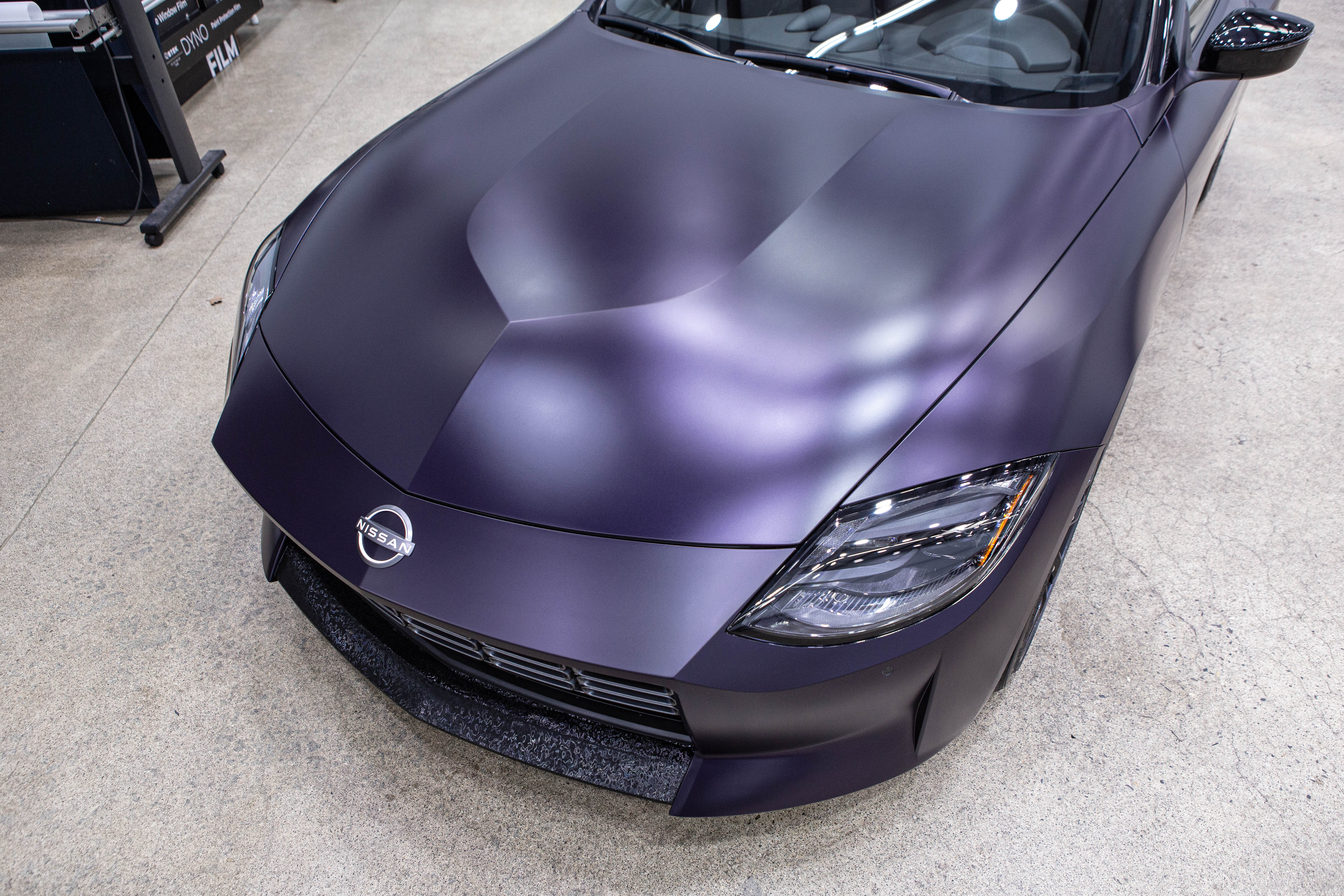 Factory matte paint protected with DYNOmatte