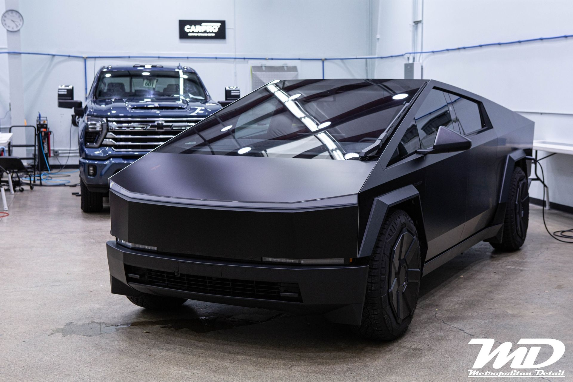 Tesla Cybertruck protected at Metropolitan Detail