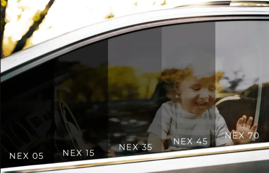 STEK NEX graphene ceramic tint shades from NEX 05 to NEX 70